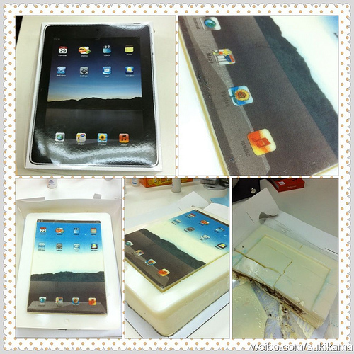 White iPad 2 Cake in China [Photos]