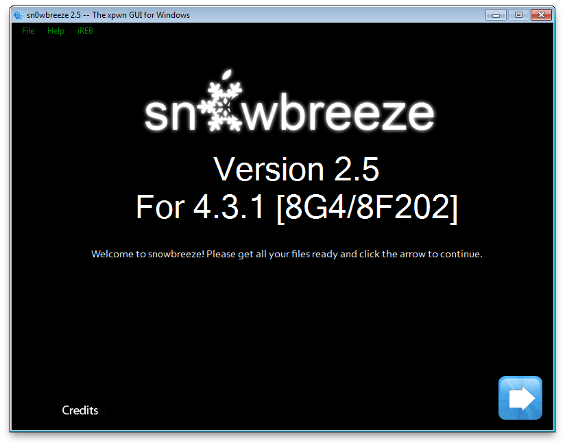 Screen shot 2011 04 04 at 1.00.31 PM How To Jailbreak Untethered All iOS 4.3.1 Devices Using Sn0wbreeze 2.5