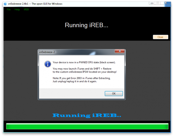 Sn0wbreeze 2.4b1 shot 8 575x453 How To Jailbreak Untethered All iOS 4.3.1 Devices Using Sn0wbreeze 2.5